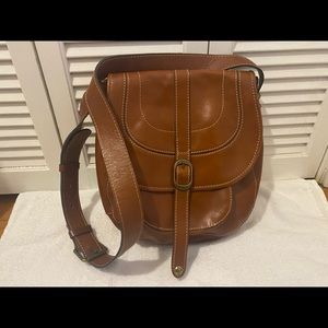 Brown Leather Crossbody
